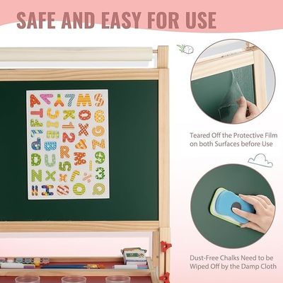 Massivholz einstellbarer Doppelseitiger Zeichner Standschalke mit Kiefermaterial