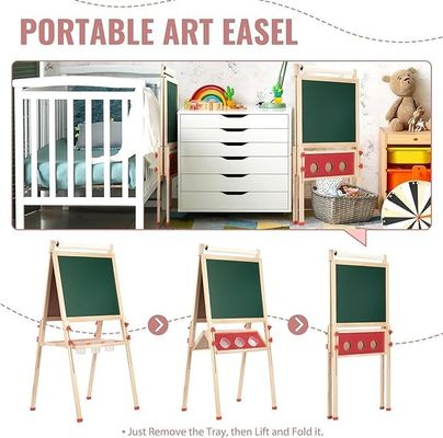 Massivholz einstellbarer Doppelseitiger Zeichner Standschalke mit Kiefermaterial