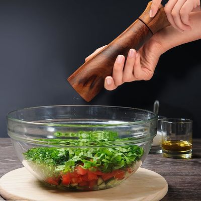 Holzsalz- und Pfeffermahlgerät Einstellbarer Keramikmahlmechanismus für die Lebensmittelindustrie