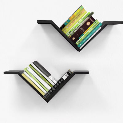 Rechteckige Wand montierte Schreibtisch Bücherregal Set von 2 Sumgar Bücherregale an den Wänden für das Schlafzimmer