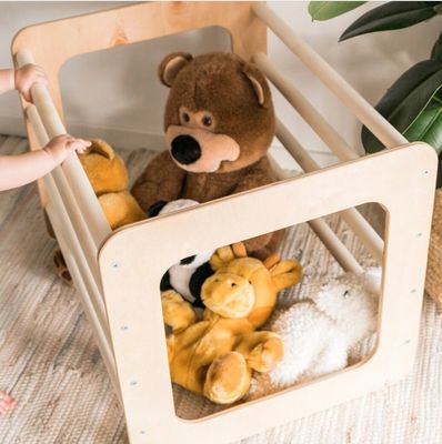 Kinderholz-Spielhaus-Ausrüstung für Kleinkinder Klettern Würfel hohe Menge Vorteil