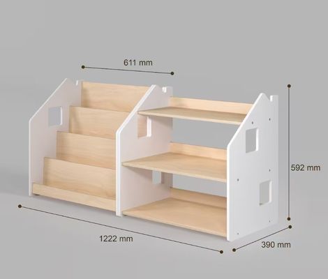Modernes Design Montessori-Möbel hohe Menge Vorteil für Kinderbuchregal