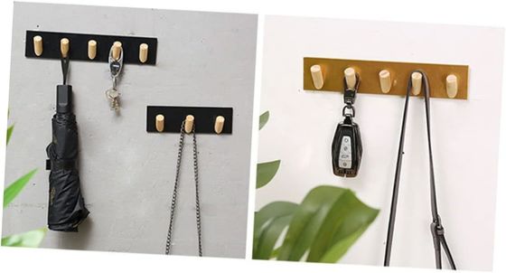 Rustikale Wandmontierte Schlüsselhacke Eisenplatte für Bürogebäude 7,75 "L x 7,75" W x 48,5 "H