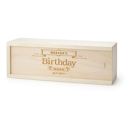 Warenbestand Rotwein Box Holzverpackung Druckverarbeitung Sonstiges Rechteck/Quadrat/Rund