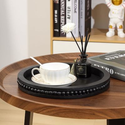 Holzdekorationsschachtel für Kaffeetisch und Bauernhauszentrum Kostenloser Probenabzug