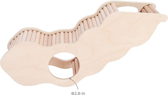 Beispiel kostenloses Holz-Hamsterhaus mit Kletterleiter und geheimen Peep-Tunnel