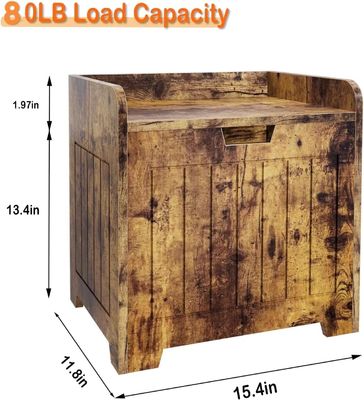 Holzgehäuse für Wohnzimmer mit individuellem Logo Akzeptables Spielzeugfach