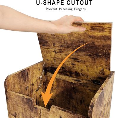 Holzgehäuse für Wohnzimmer mit individuellem Logo Akzeptables Spielzeugfach