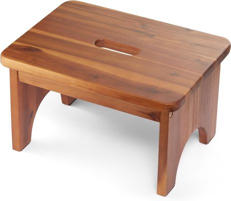 202405 Schwerlast-Portable Holz-Step Stuhl rutschfrei und bequem für Erwachsene