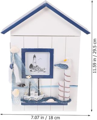 Holz Nautical Wandmontage hängende dekorative handgefertigte Schlüsselhalter für Bürogebäude