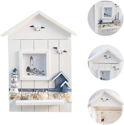 Holz Nautical Wandmontage hängende dekorative handgefertigte Schlüsselhalter für Bürogebäude