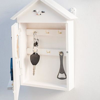 Holz Nautical Wandmontage hängende dekorative handgefertigte Schlüsselhalter für Bürogebäude