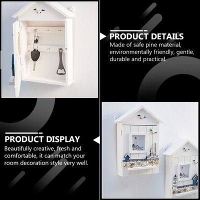 Holz Nautical Wandmontage hängende dekorative handgefertigte Schlüsselhalter für Bürogebäude