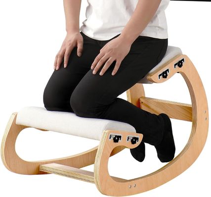 Geschenkgeschäfte Verbessern Sie Ihre Körperhaltung mit einem Winkelsitz Holz ergonomischer Schaukelstuhl