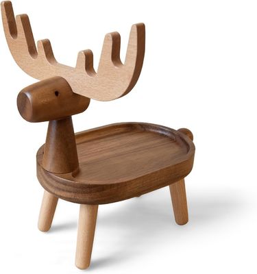 Home Dekorative Holz-Catchall-Tray mit individueller Form 7,75 "L x 7,75" W x 48,5 "H