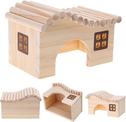 Geschenk Handwerk Tierbett Industrie Holz Igel Haus zum Klettern Schönes Naturholz