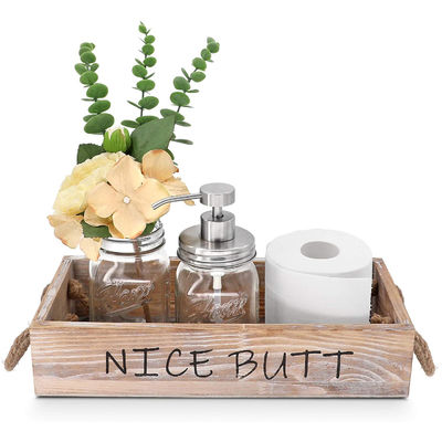 Holz-Industrie-Lebensmittelbehälter für Brot, Obst und Wohnkultur Handgefertigt