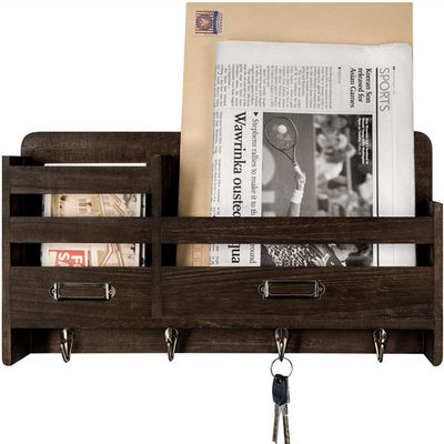 Wandmontiertes Regal Kleidung Hängender Schlüsselhoßer für Wanddekorationsmerkmale