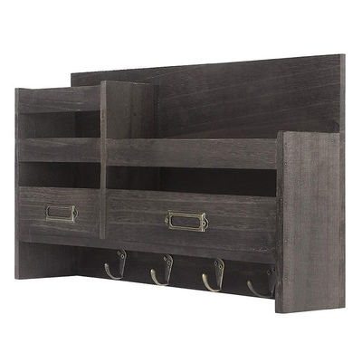 Wandmontiertes Regal Kleidung Hängender Schlüsselhoßer für Wanddekorationsmerkmale