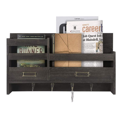 Wandmontiertes Regal Kleidung Hängender Schlüsselhoßer für Wanddekorationsmerkmale