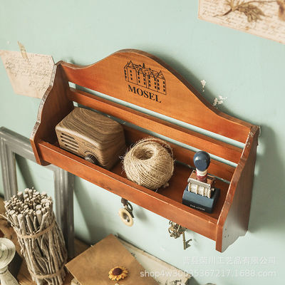 Schlüsselhalter für Holzregale und Eingangspost-Organisator für Wandmontage