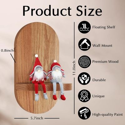 Funktionale Multifunktions-Design-Wandregale aus Holz für das Home Office