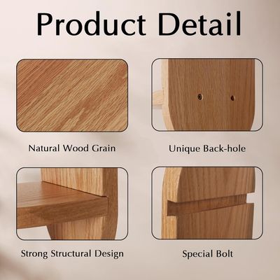 Funktionale Multifunktions-Design-Wandregale aus Holz für das Home Office