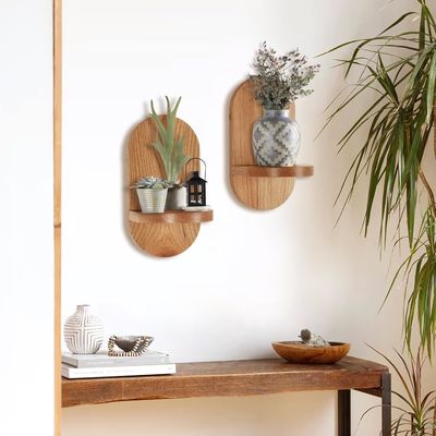 Funktionale Multifunktions-Design-Wandregale aus Holz für das Home Office