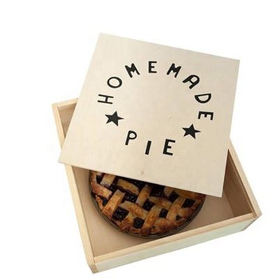 Vitalucks Custom Apfelkuchenverpackung Öko-freundliche Holzkiste für spezielle Geschenke