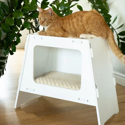 Holz Stuhl Haushaltsgerät Modernes Innenhaus Haustierkäfig Haus für Hunde und Katzen Wohnzimmer