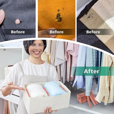 Ordnen Sie Ihre Schränke und Schubladen mit aromatischen Zedernblöcken in gewöhnlicher Größe oder nach Maß