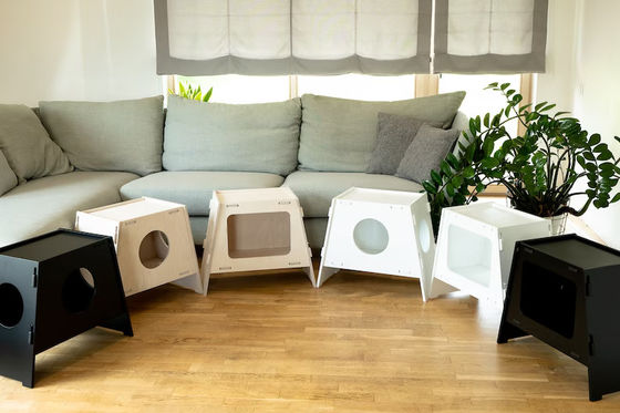 Holz Stuhl Haushaltsgerät Modernes Innenhaus Haustierkäfig Haus für Hunde und Katzen Wohnzimmer