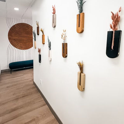 Modern Design-Stil Vermehrungsstation für Holz Wandplanter und Wohnkultur