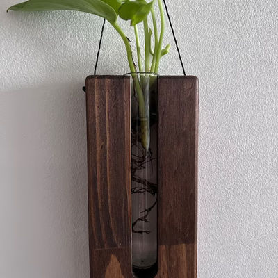 Modern Design-Stil Vermehrungsstation für Holz Wandplanter und Wohnkultur