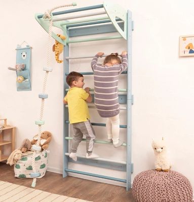 Montessori Kleinkinder Klettergymnasium Großmenge Baby mobile Leiter mit Seilzubehör