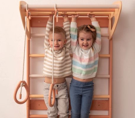 Montessori Kleinkinder Klettergymnasium Großmenge Baby mobile Leiter mit Seilzubehör