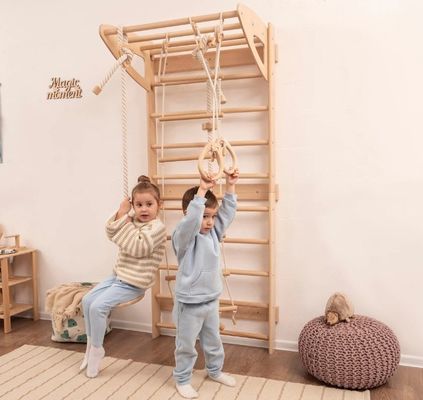 Montessori Kleinkinder Klettergymnasium Großmenge Baby mobile Leiter mit Seilzubehör