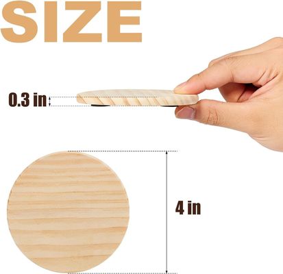 Gravierte, umweltfreundliche Holzunterstände für Tischdekoration Zubehör Vorrat Matten Pads