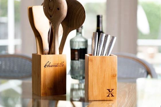 Schreibtisch-Behälter-Boxhalter für Stifte und Bleistifte im modernen Holzstil