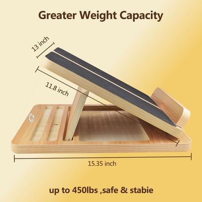 Verstellbares Neigungsbrett für das Strecken der Waden und die Flexibilität der Knöchel