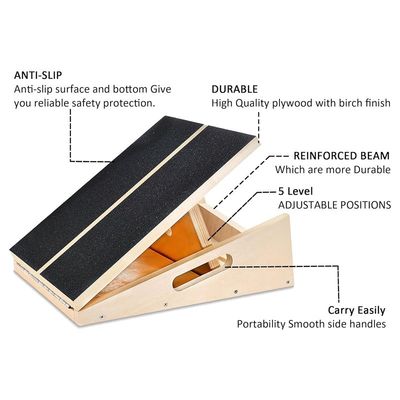 Verbessern Sie Ihre Fitness-Routine mit diesem professionellen Slant Board und Calf Stretcher