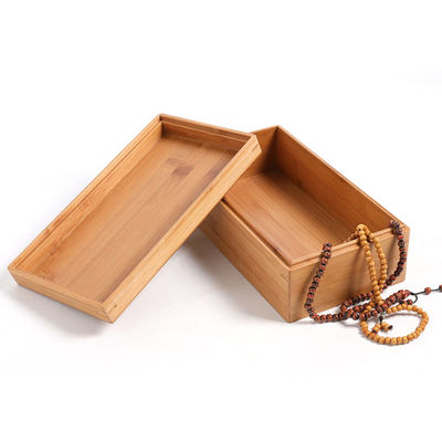 Handgefertigte, biologisch abbaubare Bambus-Lagerbox Geschenkhandwerk Kisten Bambus oder benutzerdefiniertes Holz