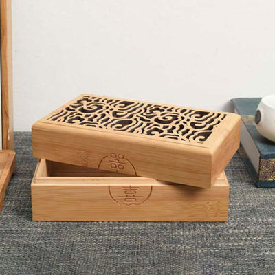 Mehrfachverwendbare, umweltfreundliche Bambus-Holzgeschenkbox aus massivem Holz für individuelle Werbeaktionen