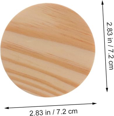8 Stück Holz Bambusdeckel Nichtverschütterung Kerzen Glasgläser Lufttassigläser Holzdeckel Gläser