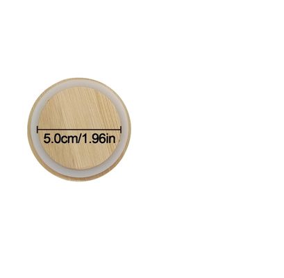 8 Silikon-Siegelringe mit farbenfrohen Boho-Mustern und Bambusdeckeln