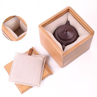 Material Struktur Massivholz Handgefertigt Rechteck Knick Knacks Schmuck Bambus Geschenkbox