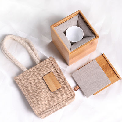 Material Struktur Massivholz Handgefertigt Rechteck Knick Knacks Schmuck Bambus Geschenkbox