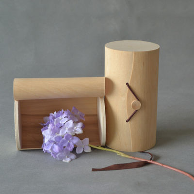 Nach Maß Größe Quadrat Dekorativ Leer Weihnachts Natur Birke Holz Rinde Geschenkverpackung