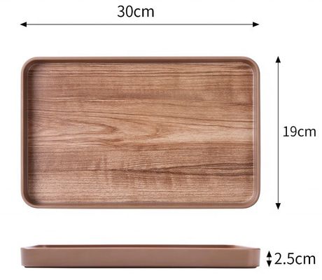 Maßgeschneiderte Holz-Serving-Tray in Ihrer Wahl oder einfache Farbe für moderne Küchenlager