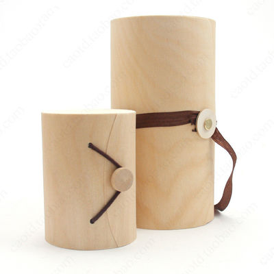 Handgefertigte runde, weiche Birkenrinde aus Holz, Geschenkschachtel mit anderen Druckvorrichtungen